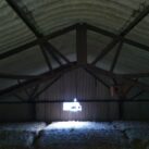 Barn owl box in Barn